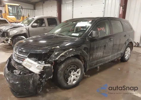 2016 Dodge Journey Cvp/Se Plus из США, поврежденный, VIN 3C4PDCAB0GT232423